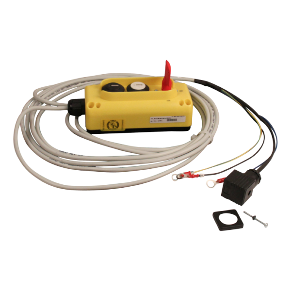 Télécommande à 2 boutons avec verrouillage + clé en plastique