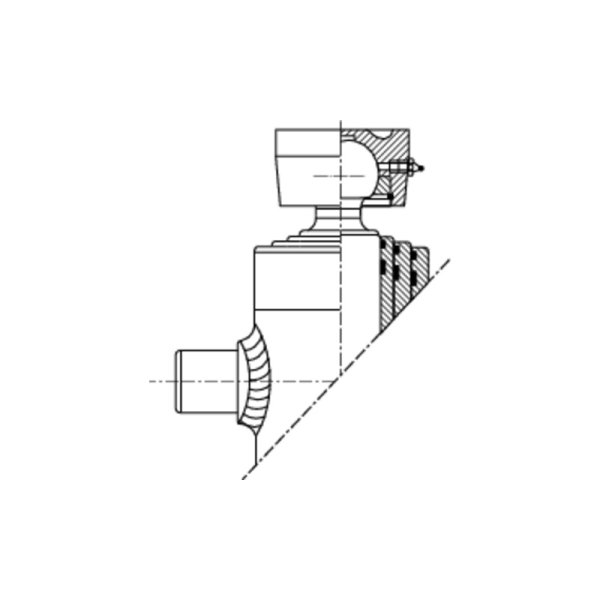 vérins téléscopiques 2020S 3,5ton course 455mm 2 expansions tête soudable