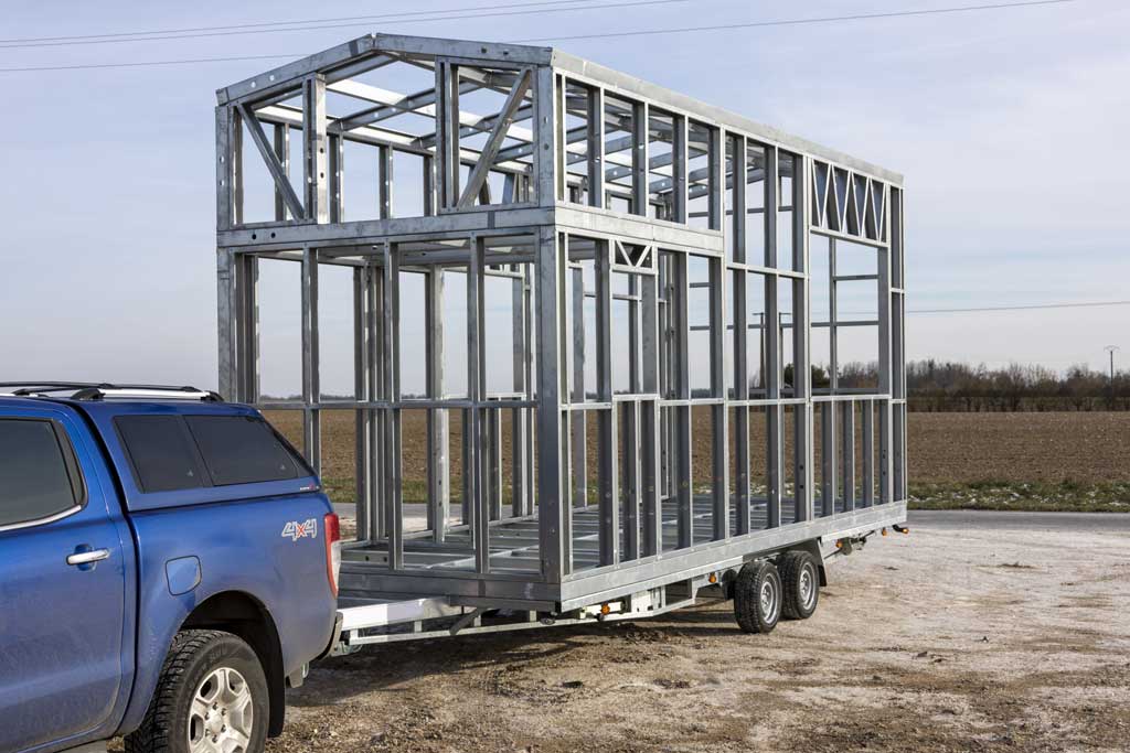 Spécialiste de la Vente de Remorques et Châssis Tiny House à Bouy proche de Reims Nombreux modèles en stock Nombreux acc