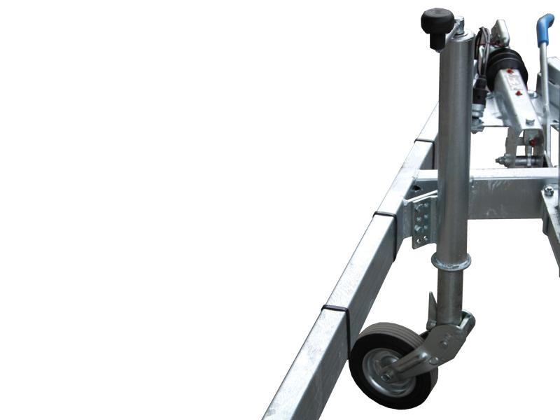6m30-2m20 1x1800kg- 1800 kg - VLEMMIX - Remorque Porte-Bateau