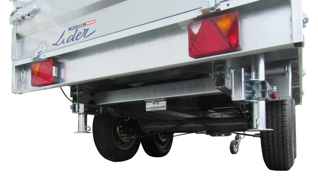 Paire de bequilles arriere 600mm