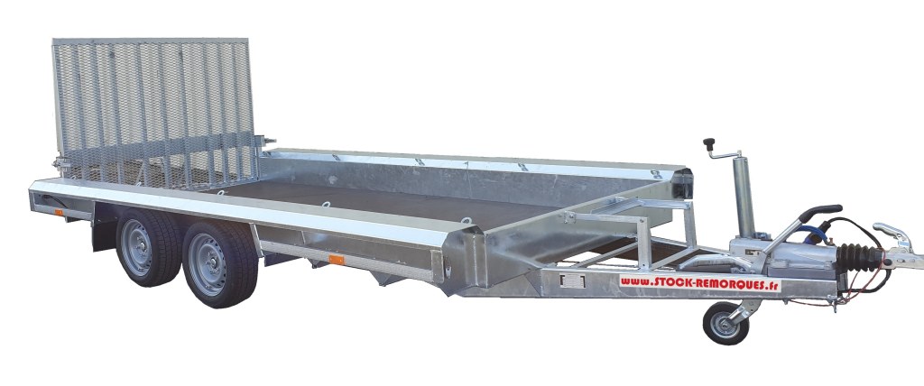 Porte engin 4mx1m50 - 3500 kg - 2 essieux