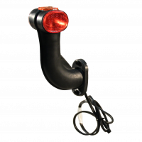 feu d'encombrement SUPERPOINT II version “Earpoint” rouge / blanc / orange droit DC câble 1000mm