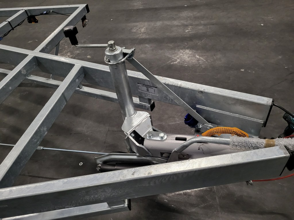 Roue jockey robuste 500 kg