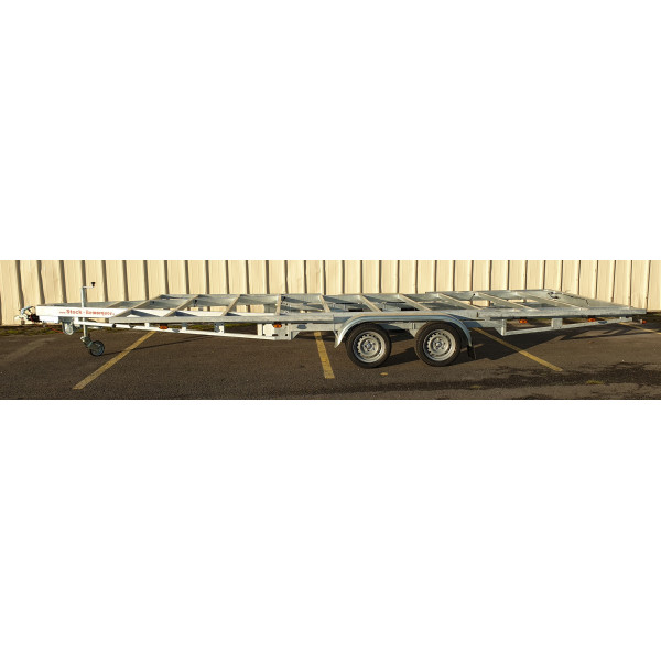 TH 6m x 2m44 version basse 2 x essieux 1800 kg