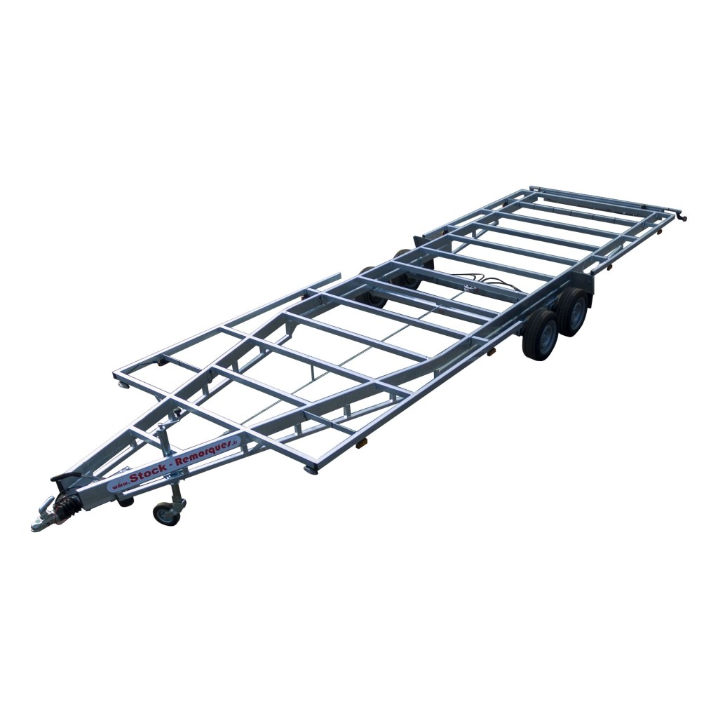 TH 7m20 x 2m44 version basse 2 essieu x 1800 kg