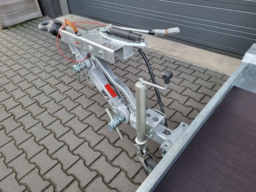 Timon réglable avec compensateur gaz 3500kg (tete de lapin ou anneau BNA 68mm)