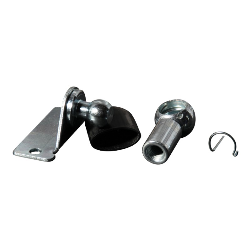support d'angle avec boule à l'extérieur, panne de balle et support de laterale zingué non assemblé