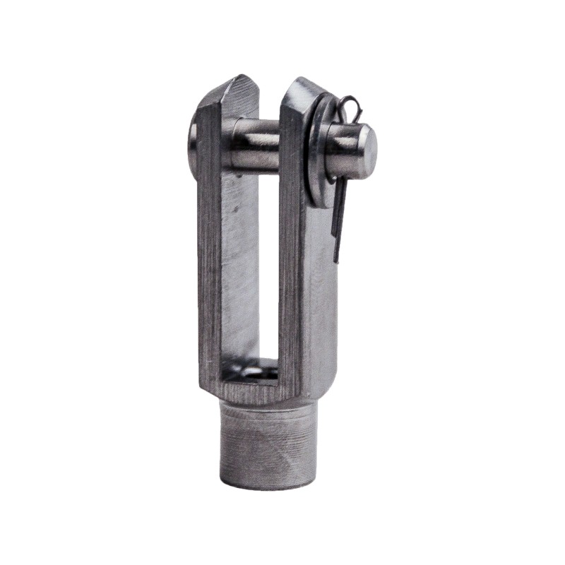 fourche avec goupille et appuyant inox 316