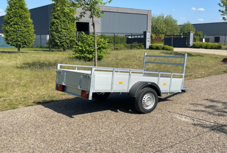 Remorque alu 1 Essieu 2m57 x 1m51 - 750 kg