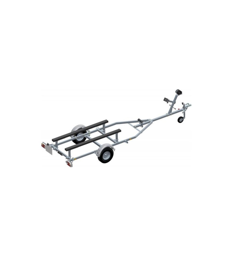 Remorque Bateau Immergeable Sun Way D1655 PTAC 500kg kit patin