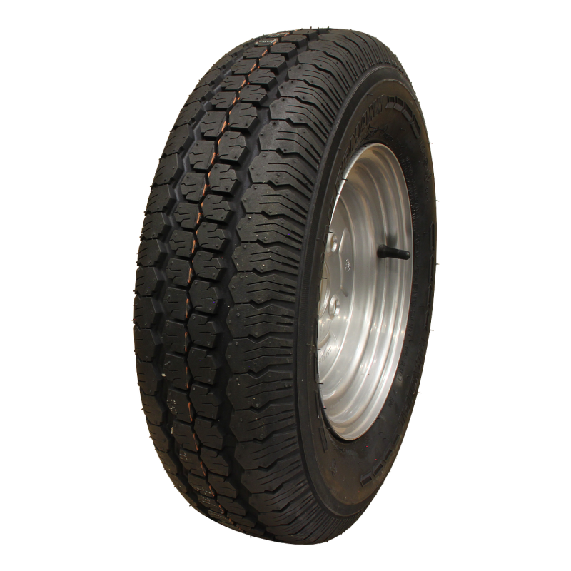 pneu + roue pneu + roue 145 R10 Trailermaxx CR-966 M+S 3.50Bx10H2 + ET-2.1 85/115/4 métal gris