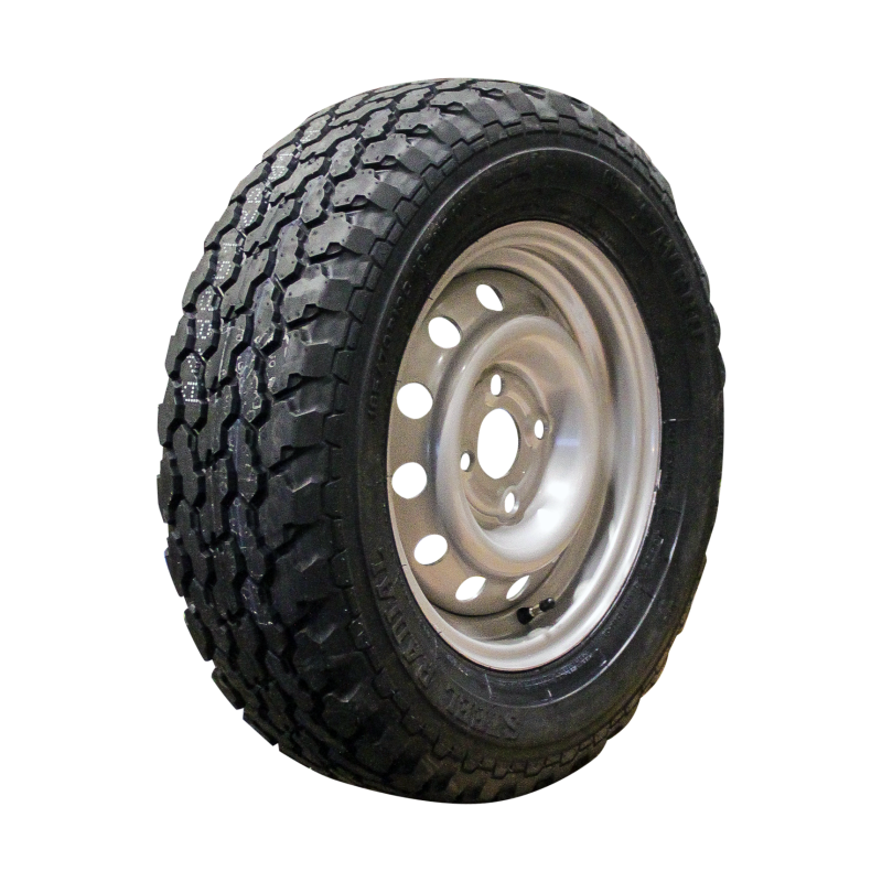 pneu + roue 185/70 R13C Savero M+S 4½Jx13H2 ET30 57/100/4 métal gris