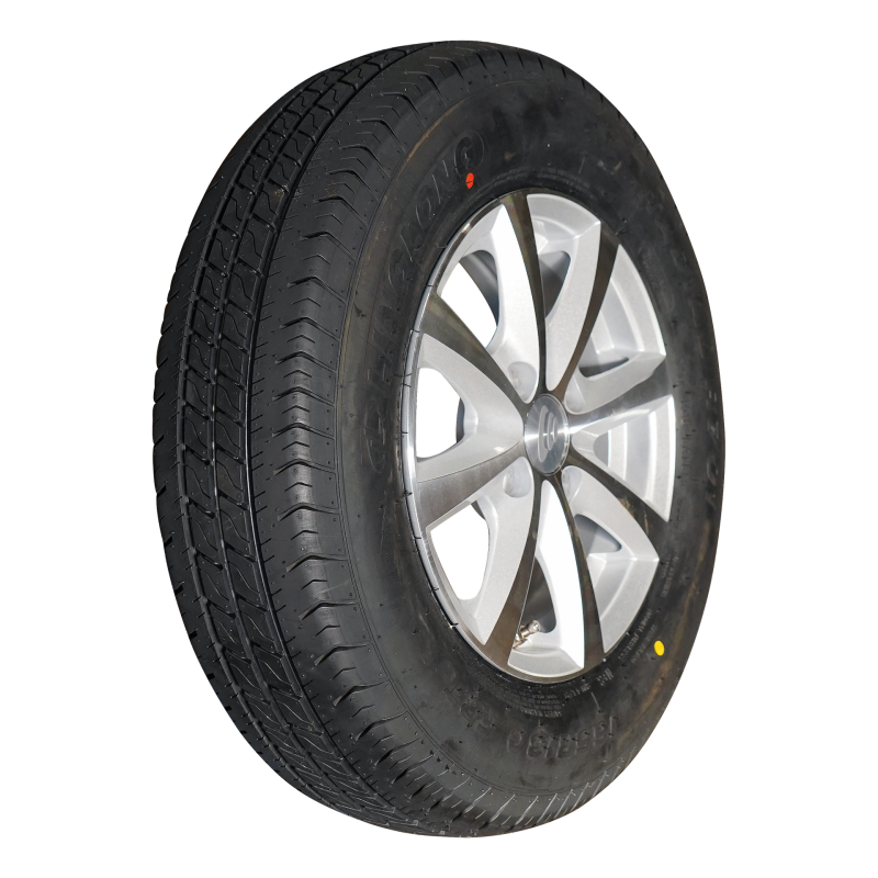 pneu + roue 165 R13C R701 M+S 5Jx13H2 ET30 57/100/4 métal léger gris