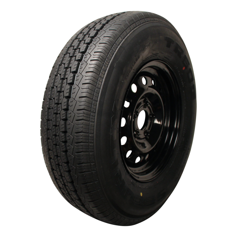 pneu + roue 215 R14C TR-603 M+S 5½Jx14H2 ET30 66,5/112/5 métal noir