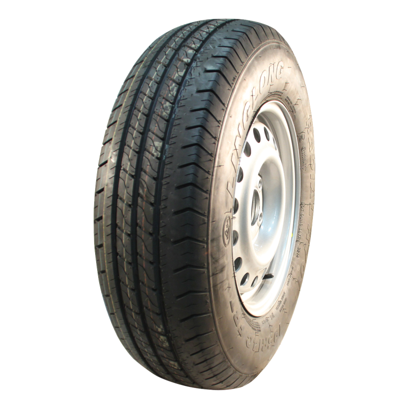 pneu + roue 195 R14C R701 M+S 6Jx14H2 ET-5 161/205/6 métal gris