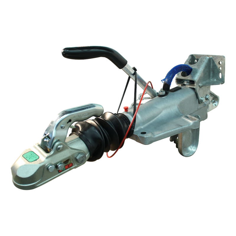 timon à inertie KFG30-A mécanique , tête d'attelage support de roue jockey vissé