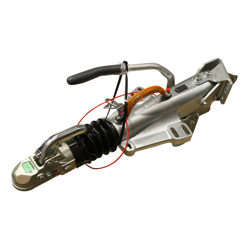 timon à inertie KFG35-D GF mécanique , tête d'attelage support de roue jockey vissé