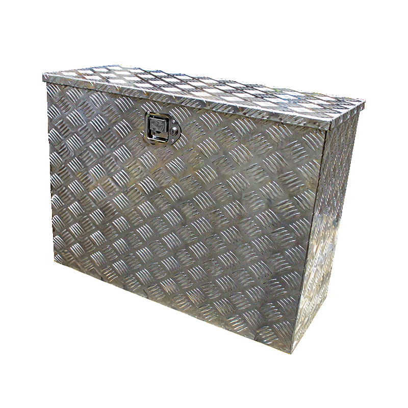 caisse à outils aluminium lxbxh 840x350x620mm serrure de coffre
