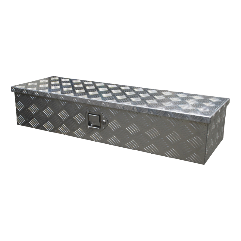 caisse à outils aluminium lxbxh 950x320x190mm serrure de coffre