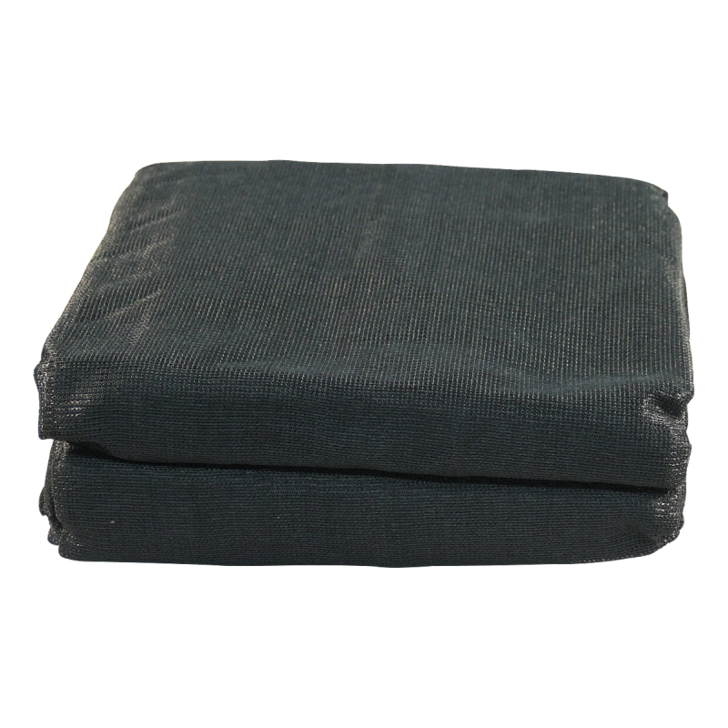 Filet de sécurité de lourde qualité 4500x2500mm PVC, 350 gr/m2 noir foncé RAL 9005