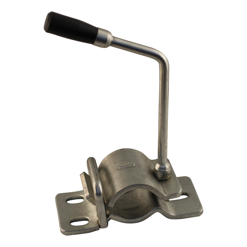 sabot de denver pour roue jockey renforcée à gorges à visser Ø48mm zingué