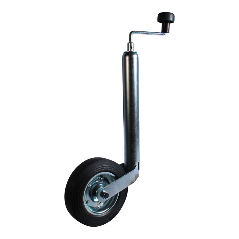 roue jockey Ø48mm 200x50mm jante en acier