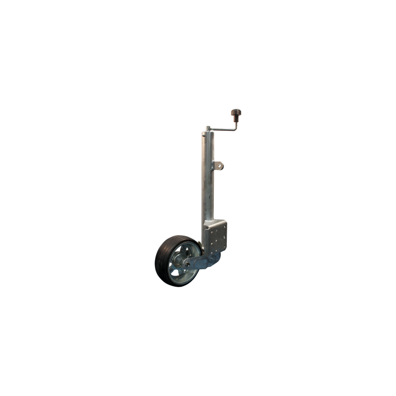 roue jockey escamotable Ø60mm Ø230x80mm jante en acier