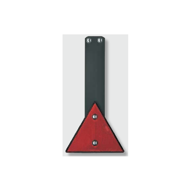 navette avec réflecteur  Δ Rouge à visser 160x160