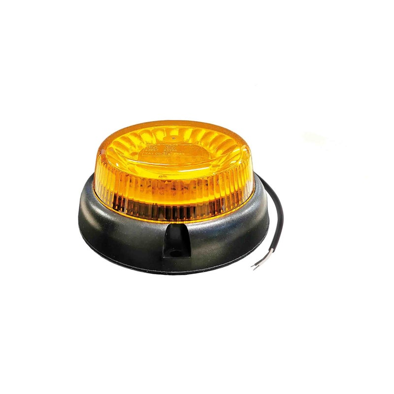 Gyrophare LED R65, rotatif, trois boulons, 24V, câble de 1,5m