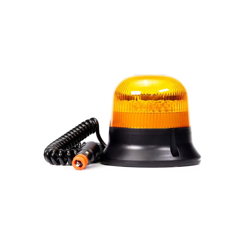 Gyrophare LED R65, double allumage, aimant, 24V 3m de cable