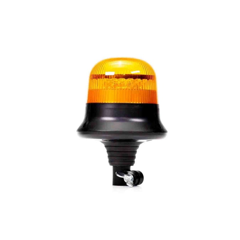 R65 Gyrophare LED, double flash, fixation sur tige DIN, 24V