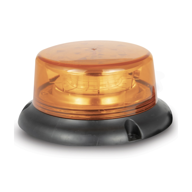 gyrophare LED 12-24V à visser 1800lm orange 30cm DC kabel