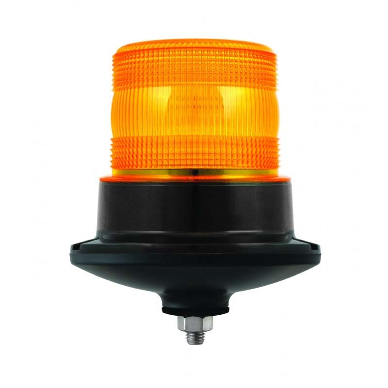 Gyrophare clignotante LED orange 9/30V Montage à un seul boulon 8x 2watt LEDs