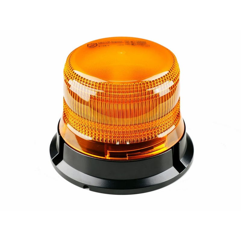 Gyrophare LED R65, ambre/lentille claire 12-24V, fixation à trois boulons