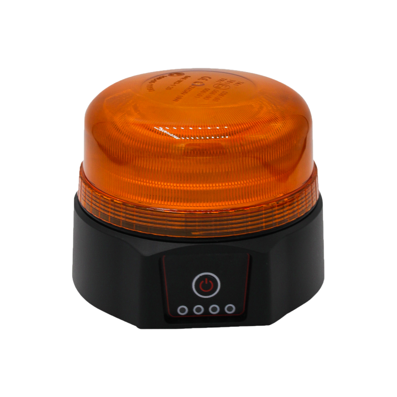 gyrophare LED 12/24V orange base magnétique