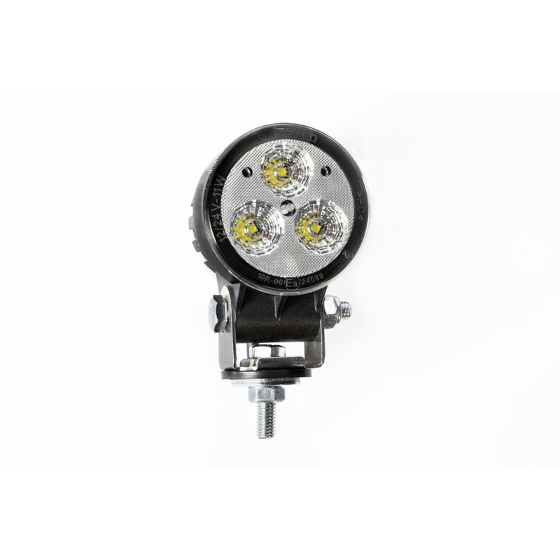 Feu de travail LED rond 1200lm , 12W , 12-24V , 1.5m. Cable