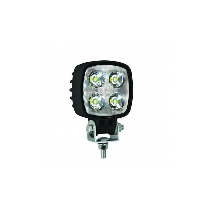 Feu de travail LED | 12 watts | 1000 lumens | 12-24V | Floodbeam noir