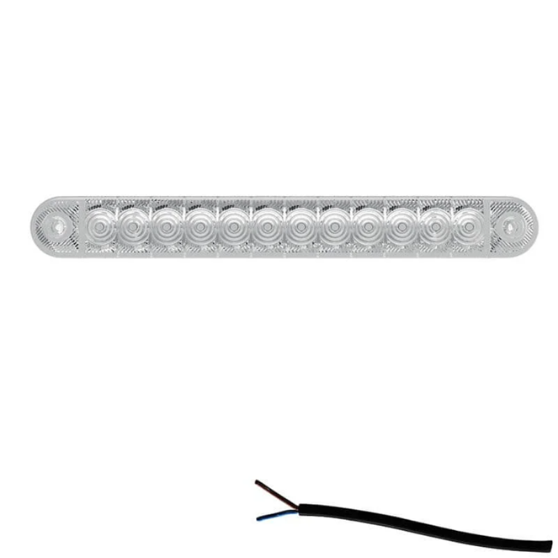 Feu de position LED blanc | 12-24V | 50cm. cable