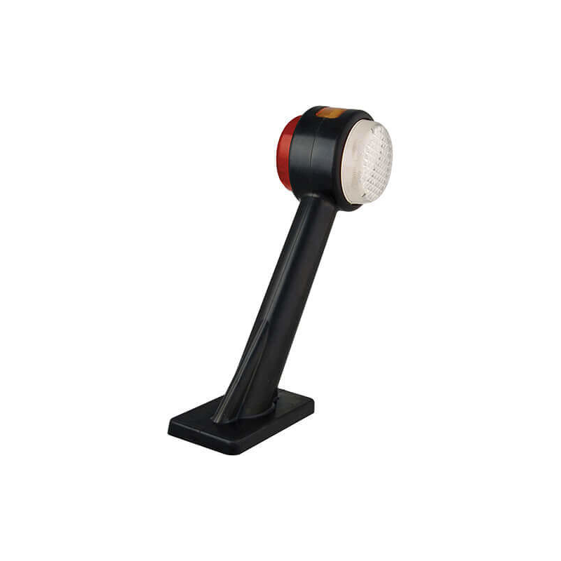 feu d'encombrement rouge/blanc/orange droit câble 200 mm 12/24vV