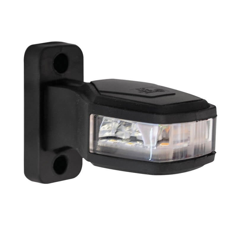 Droite | feu de gabarit LED | 12-24V | 30cm cable | rouge/blanc/ambre