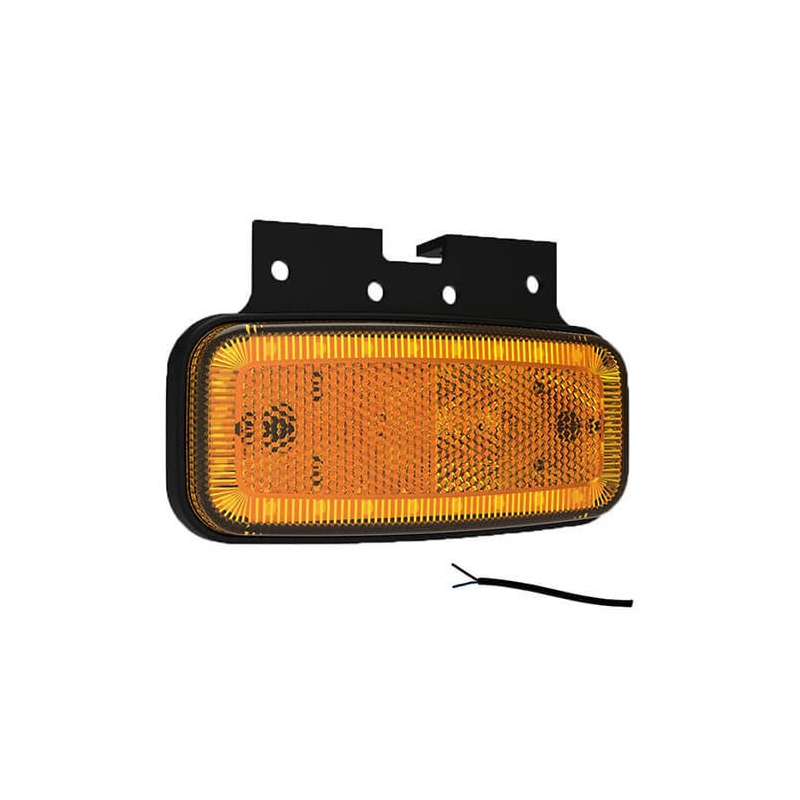 Feu de position LED orange | 12-24V | câble de 50cm.