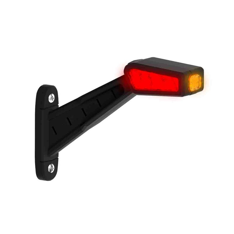 Droite | feu de gabarit LED LED | 12-36v | 30cm. cable | rouge/blanc/ambre