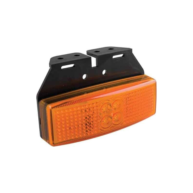 Feu de position LED de couleur ambre | 12-24V | câble de 20cm