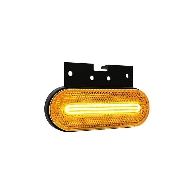 feu de position latéral cable 500mm 12/24vV orange