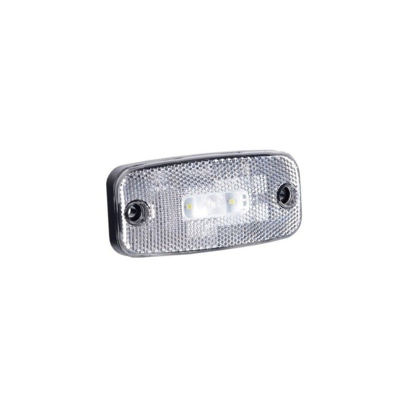 Feu de position LED blanc | 12-24V | 50cm. cable