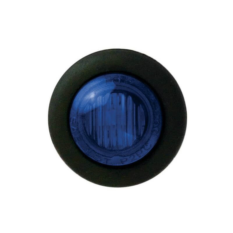 Feu de décoration LED bleu | 12-24V | câble 20cm