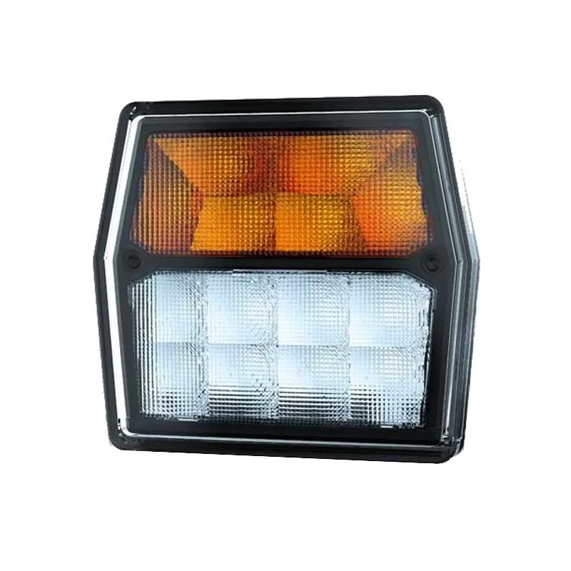 LED feu de position avec fue clignotant blanc / orange baïonnette à 5 pôles 12-24V