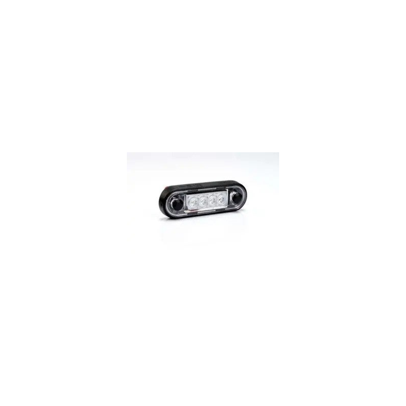 Feu de position LED encastré bleu 12-24V | câble de 0,15m.
