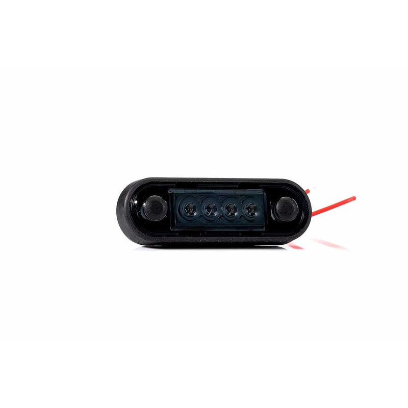 Feu de position foncé rouge | 12-24V | 0,15m. cable